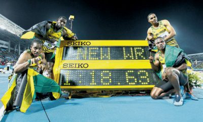 Jamaica snatches American male sprint relay record