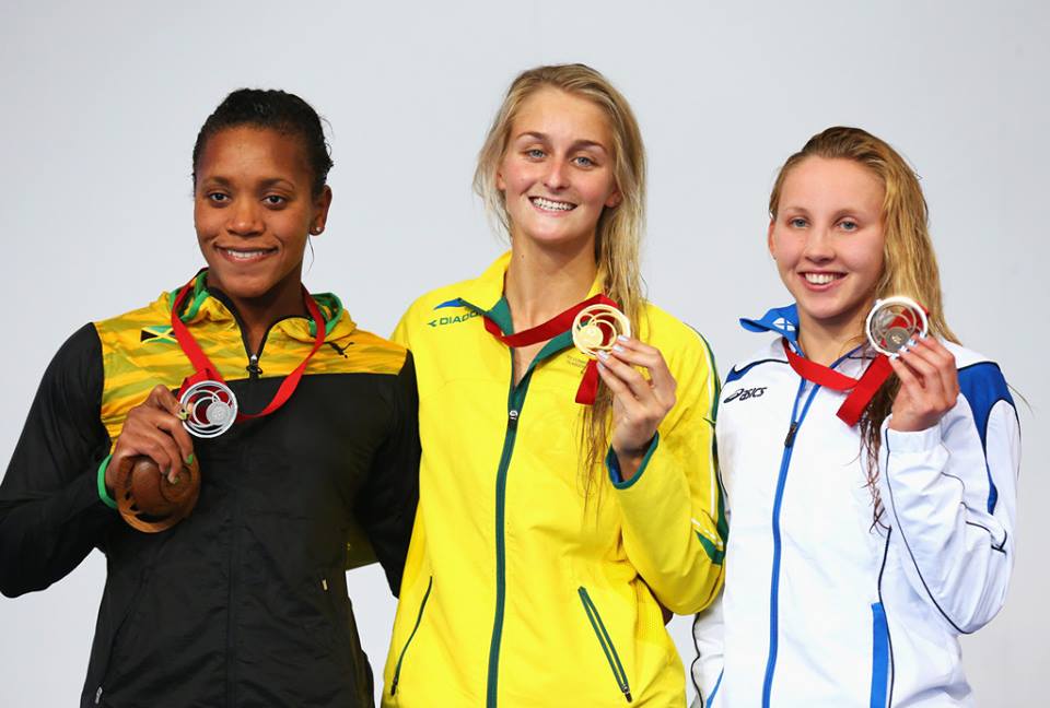 alia with silver at Commonwealth 2014