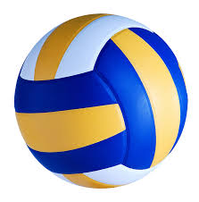 volleyball - blue n yellow