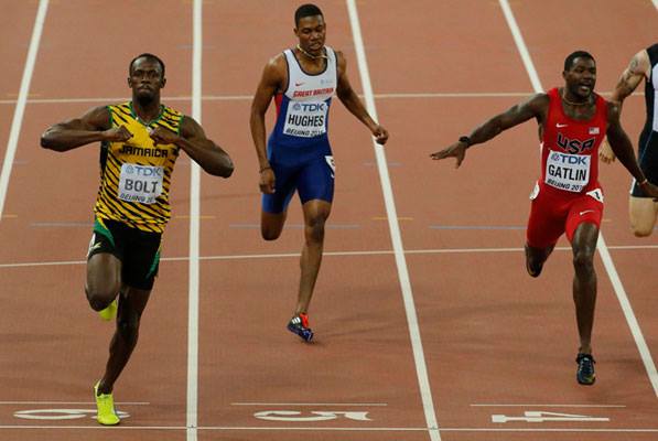 World Championships,Usain Bolt,Justin Gatlin,Beijing China,