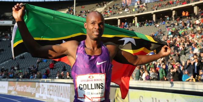 Kim Collins, St Kitts and Nevis, Olympics,