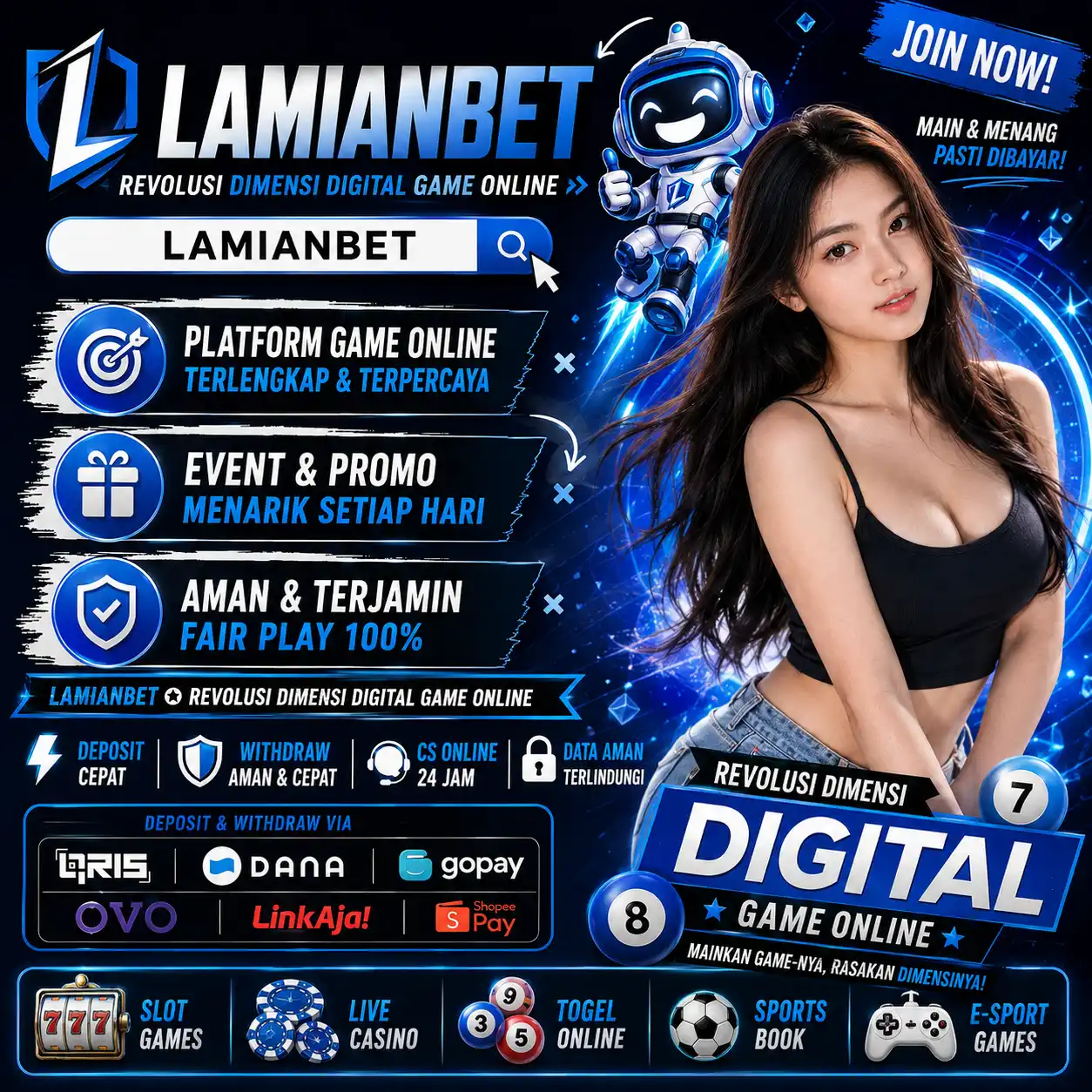 LAMIANBET ✪ Revolusi Dimensi Digital Game Online